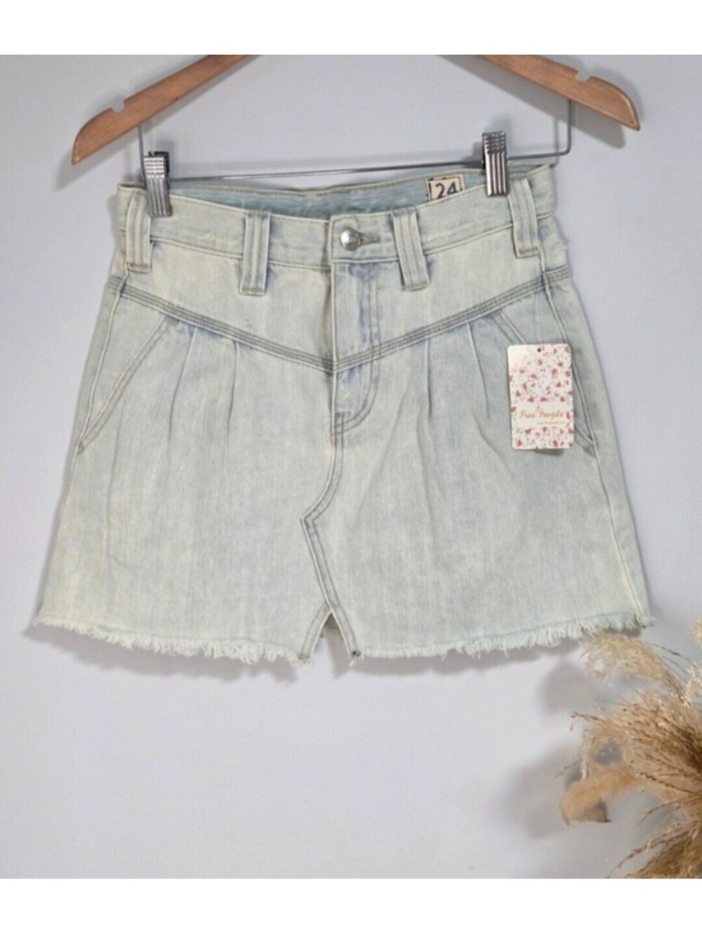 NWT Free People denim skirt